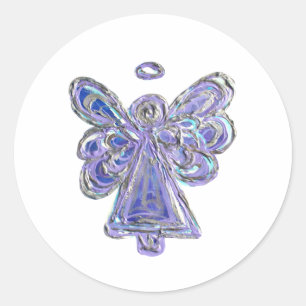 Stickers Art Décal violet Guardian Angel