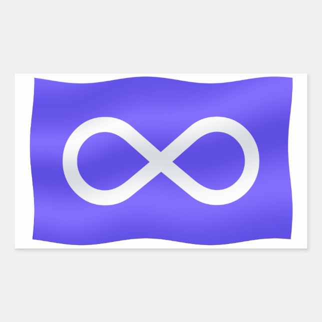 Stickers Art Drapeau Metis Premières nations Stick (Devant)