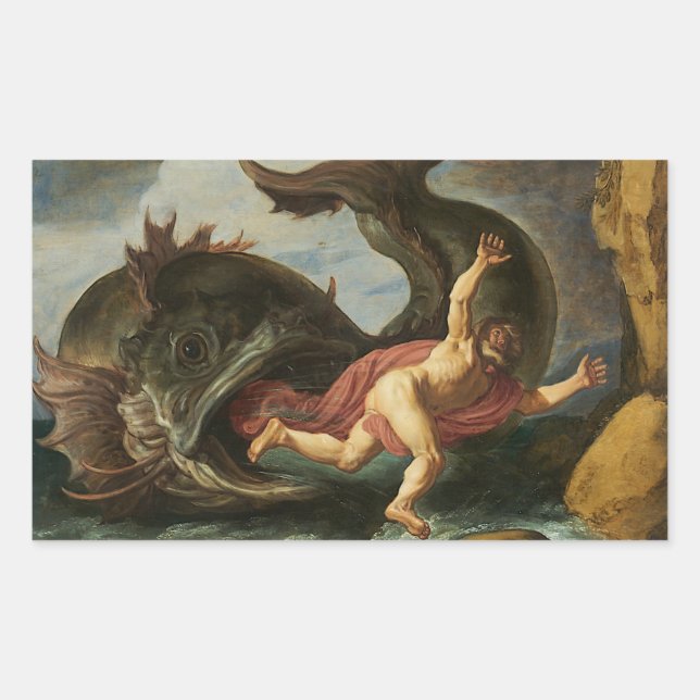stickers art "Jonah and the Whale" (Devant)