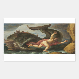 stickers art "Jonah and the Whale"