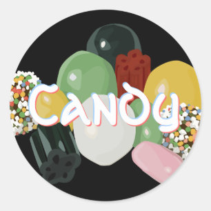 Stickers Assortiment de bonbons