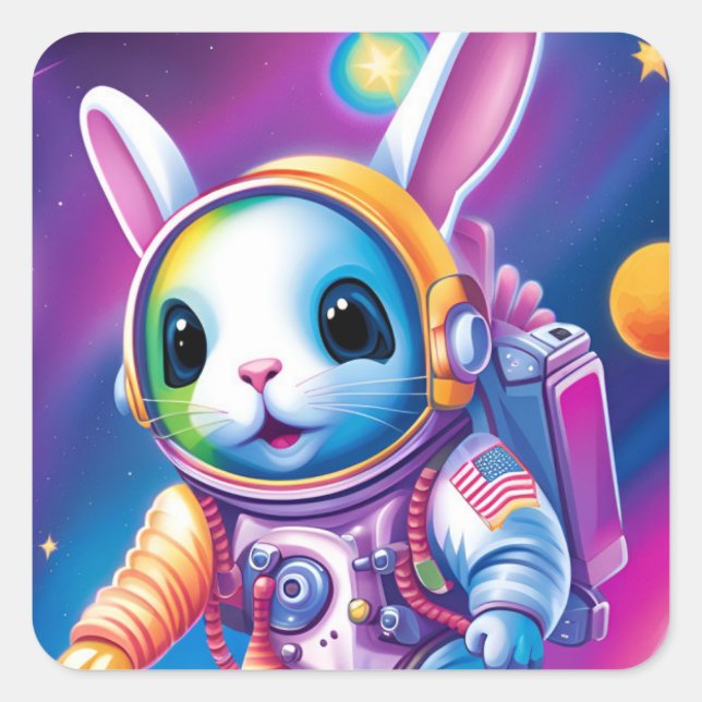 Stickers Astro-Bunny (Devant)
