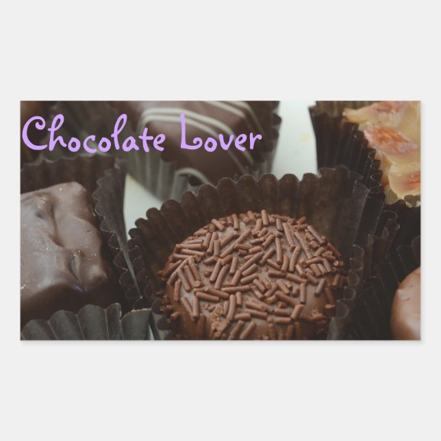 Stickers avec design au chocolat (Devant)