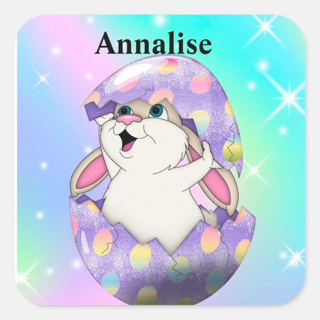 Stickers avec lapin (Devant)