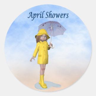 Stickers Avril Douche
