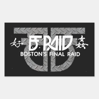 Stickers B.F. Raid (dernier raid de Boston)