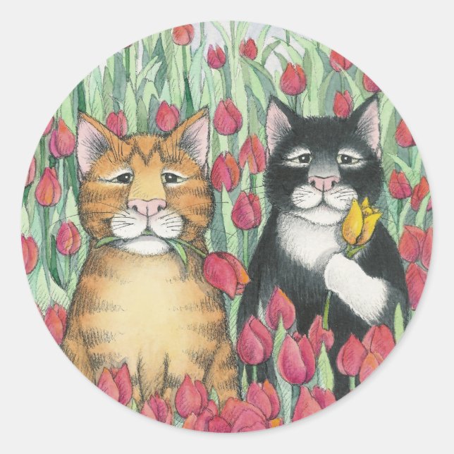 Stickers B & T #47 Tulips (Devant)