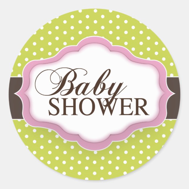 Stickers baby shower (Devant)
