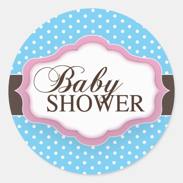Stickers baby shower (Devant)