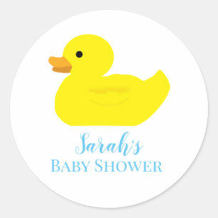 Stickers Baby shower BÉBÉ de la fête du canard en 
