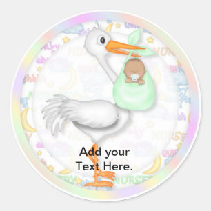 Stickers baby shower Cupcake Toppers