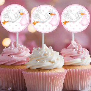 Stickers baby shower Cupcake Toppers