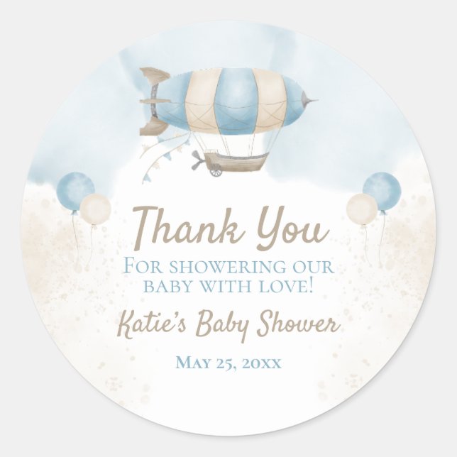 Stickers baby shower Favoris Fournitures (Devant)