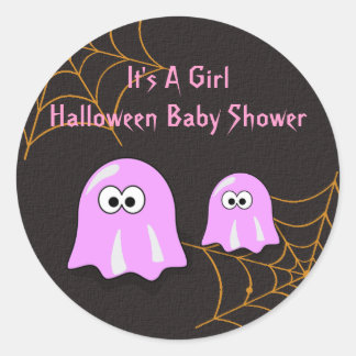 Stickers Baby shower Fille Fantôme Halloween