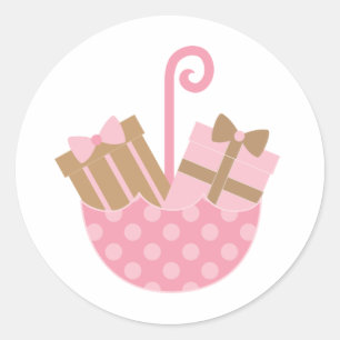 Stickers baby shower ou Fête des mariées