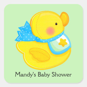 Stickers Baby shower personnalisés