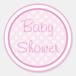 Stickers Baby shower rose