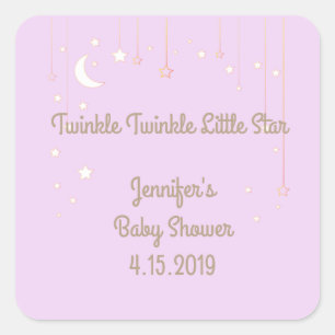 Stickers Baby shower Twinkle Twinkle Little Star