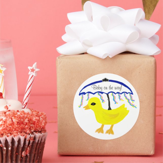 Stickers Baby sur le chemin Ducky Umbrella (Fête)