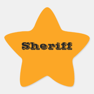 Stickers Badge Sheriff