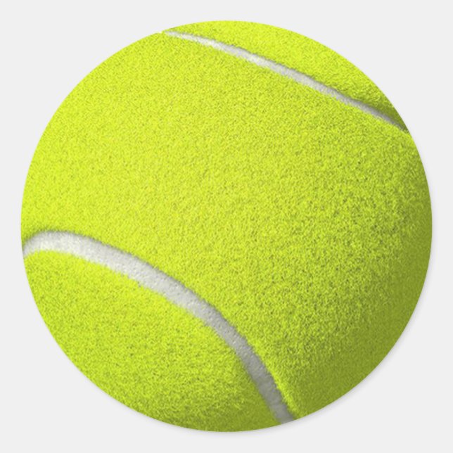Stickers Ball de tennis (Ajouter le texte si vous  (Devant)