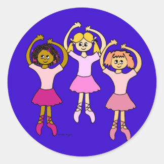 Stickers Ballerina dansante
