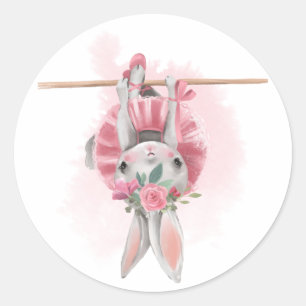 Stickers Ballerina Floral Bunny