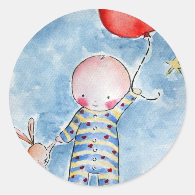 Stickers Baloon Rouge (Devant)