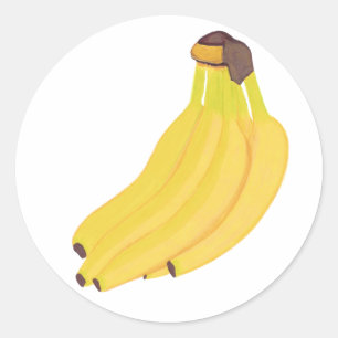 Stickers Bananes jaunes