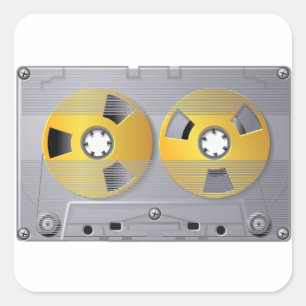 Stickers Bande Audio Cassette