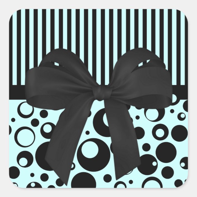 Stickers - Bars, Bow & Bubbles (Devant)