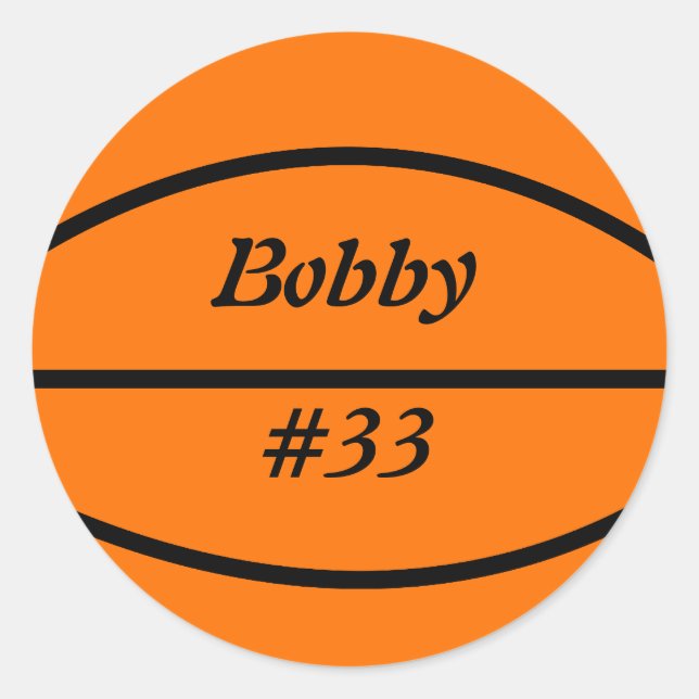 Stickers Basketball (Devant)