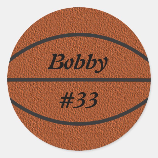 Stickers Basketball (Devant)