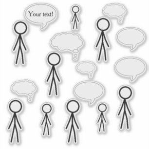 Stickers Bâtons et Bulles