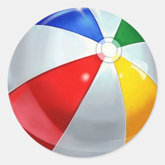 Stickers Beach Ball #1 (Devant)