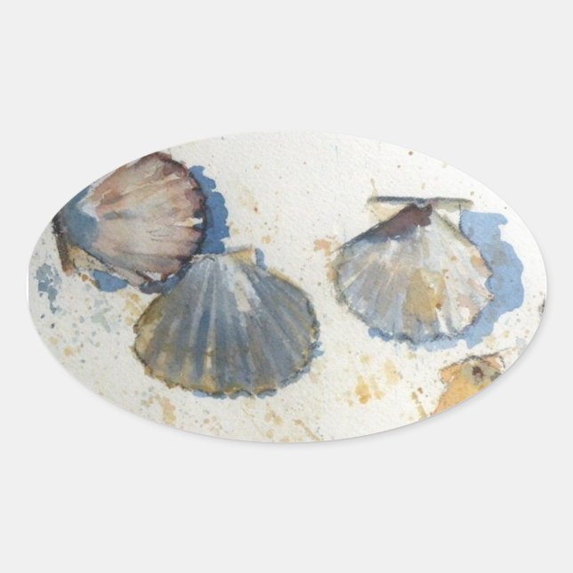 Stickers Beach Sea Shell (Devant)