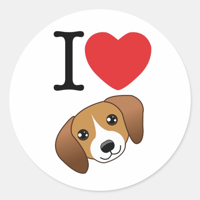 Stickers beagles (Devant)