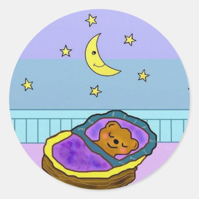 Stickers Beary Sweet Dreams (Devant)
