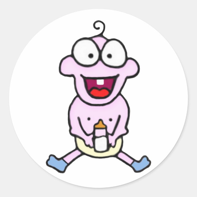 Stickers Bébé heureux (Devant)