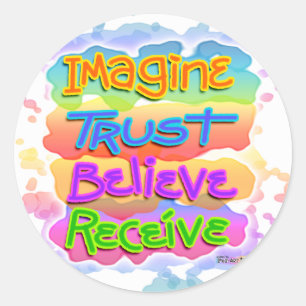 Stickers - Believe Pop Art