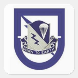 Stickers Beret Flash/DUI 1st Bn 507th Infantry