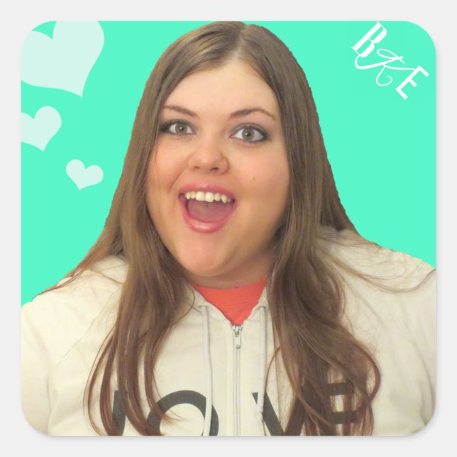 stickers bestKIMever (feuille de 20 cm ou 6 lrg) (Devant)