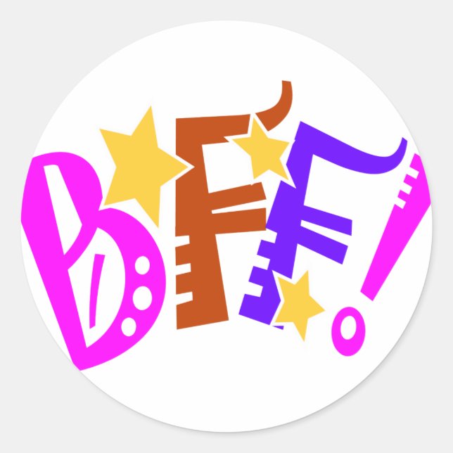 Stickers BFF (Devant)