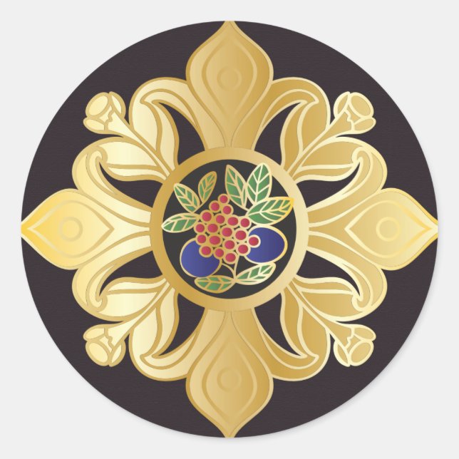 Stickers bijoux Mah Jongg (Devant)