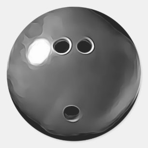 Stickers Black Bowling