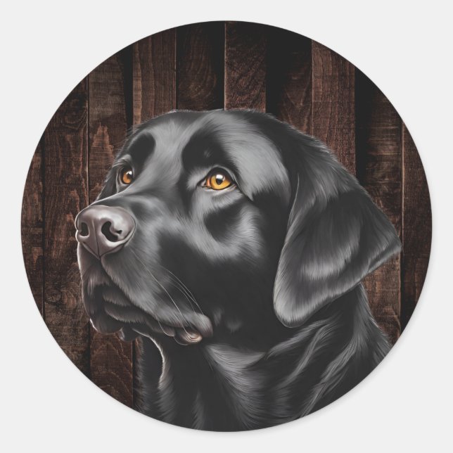 Stickers Black Lab (Devant)