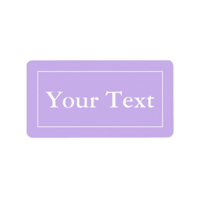 Stickers blanc et violet ou Étiquettes avec texte  (Devant)