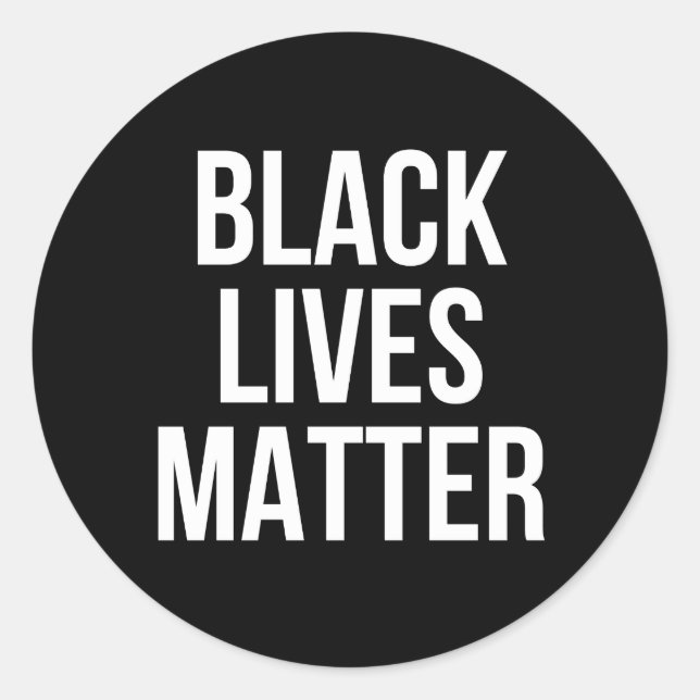 Stickers BLM Black Lives Matt (Devant)