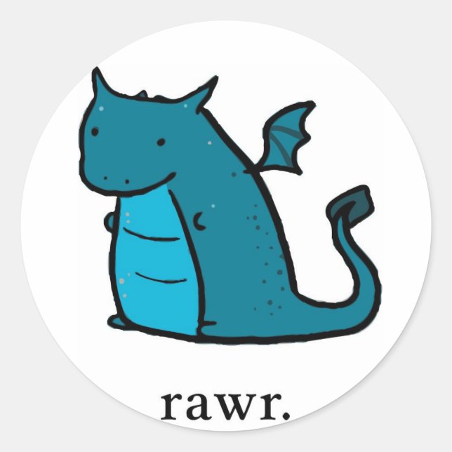 Stickers Blob Dragon (Devant)