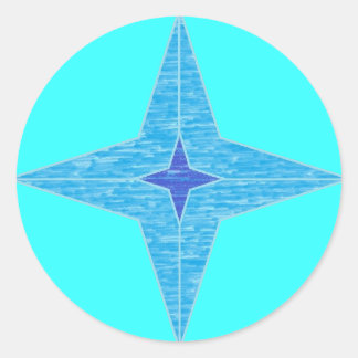 Stickers Blue Star
